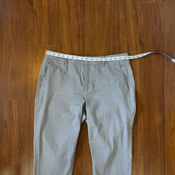 VINCE Linen Blend High Waisted Pants 12 - Picture 4 of 10